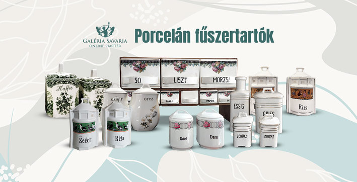 Porcelán fűszertartók!