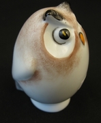 Hollóházi bagoly porcelán madár