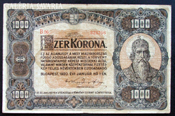1000 korona 1920 (VF)