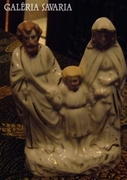 Antique Holy Family statue (numbered)