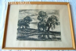 Etching by Ilona Feher (né ivan solid).