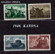 KATONA - 1941-ers bélyegsor