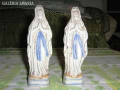 Porcelán Szűz Mária szobrok