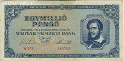 1.000.000 pengõ 1945