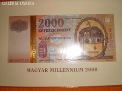 Milleneumi 2000 forintos bankjegy