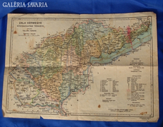 Zala vármegye közigazgatási térképe, Tallián Ferenc
