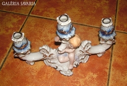Regal Crown Fine Porcelain Candle Holder (Restored)