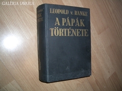 :	A pápák története Szerző	Leopold von Ranke