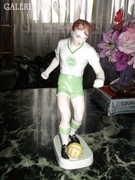 Hollóházi zöld- fehér focista