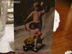 Karácsonyi képeslap 1920-ból