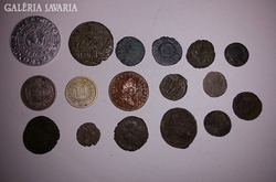 Vegyes régi érmék