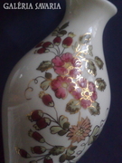Zsolnay kézzel festett fajansz váza 13cm .Hibátlan