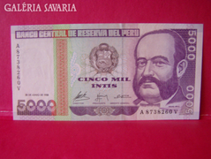 5000 Intis - Peru / 1988/.