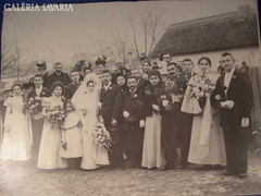Esküvői fotó  1920-as évek        Gy 3