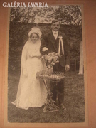 Esküvői fotó  1920-as évek        Gy 2