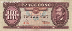 100 Forint 1957   VF++  R itkább