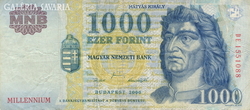 1000 Forint 2000 DE -  Millennium 