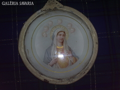  Múlt sz. eleje Mária és az apró szentek (festett réz k
