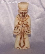 KÍNAI RÉGI kézimunka JADE Carving Monk szobor