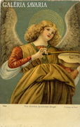 Stengel képeslap. Angyali zene, 1918.
