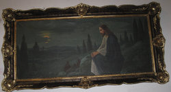 Jézus az olajfák hegyén Blondel keretben