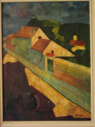Czigány Dezső (1883-1938) Utcakép kecskékkel