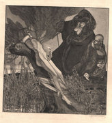 Franz  Von Bayros ( 1866-1924 ) erotikus litográfia