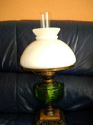 Antik asztali petróleum lámpa