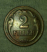 Bronz 2 Fillér 1940