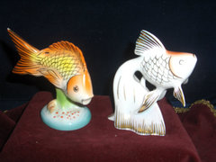 Hollóházi hal figura-2 db együtt eladó