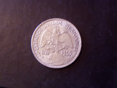 1 Peso - Mexikó / 1910 / Tallér méretű !