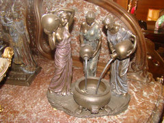 bronzozott szobor vizöntök 