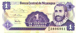 Nicaragua 1 Centavo 1991 Unc