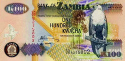 Zambia 100 kwacha 2009 Unc