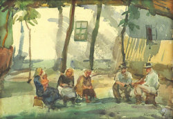 Bánszky Tamás : Udvaron
