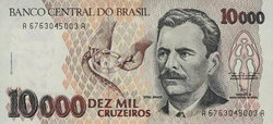 Brazília 10000 cruzeiros 1992 Unc
