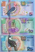 Suriname 3db gulden 2000 Unc