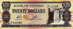 Guyana 20 dollar 2009 Unc