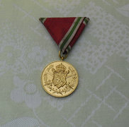 Bulgár kitüntetés 1915-1918,szalaggal