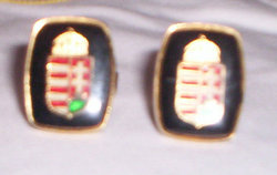 Magyar címeres mandzsettagomb