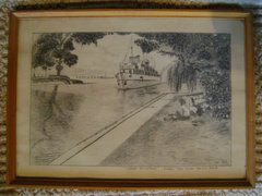 Busa k. Etching from 1974