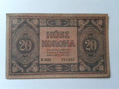 20 korona hajtatlan, ropogós