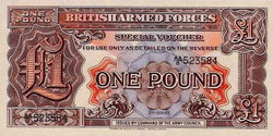 Nagy-britannia Katonai kiadás 1 font 1948 Unc