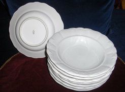 Antik,masszív Zsolnay tányérok - 7 db