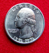 25 cent - Qarter dollar -1976 - USA