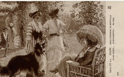 Korzózás a parkban, 1914