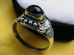Antik onix köves gyűrű