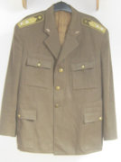 Harckocsizó alezredesi kabát inggel