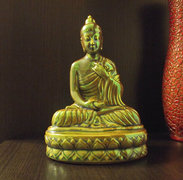 Zsolnay eozin Buddha szobor, igazi ritkaság
