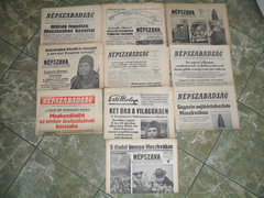 Folyóiratok 1961-ből Gagarin űrutazásáról szóló cikk